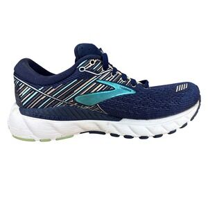 Brooks Adrenaline GTS 19 Women's Size 7 Running Shoes Navy Blue Teal 1202841B450